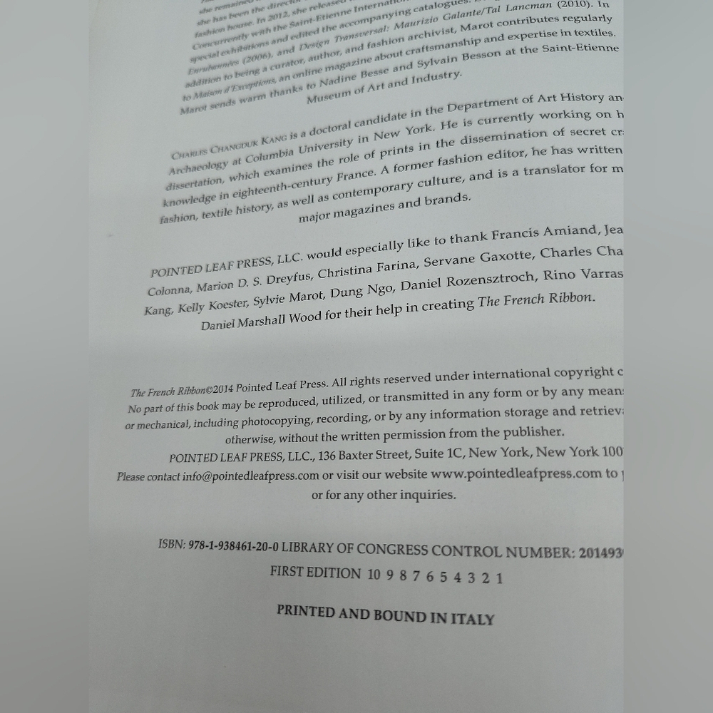 THE FRENCH RIBBON First Edition Reference Book Printed in Italy 2014 - Picture 6 of 10
